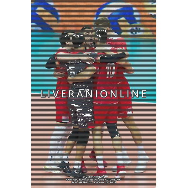 KATOWICE 30.08.2017 SPORT SIATKOWKA CEV MISTRZOSTWA EUROPY W PILCE SIATKOWEJ MEZCZYZN LOTTO EUROVOLLEY POLAND 2017 CEV VOLLEYBALL EUROPEAN CHAMPIONSHIP MEN ITALY - TURKEY WLOCHY - TURCJA NZ. RADOSC TURCJA FOT. MICHAL CHWIEDUK / FOKUSMEDIA.COM.PL / NEWSPIX.PL --- Newspix.pl AG ALDO LIVERANI SAS ONLY ITALY *** Local Caption *** www.newspix.pl mail us: info@newspix.pl call us: 0048 022 23 22 222 --- Polish Picture Agency by Ringier Axel Springer Poland