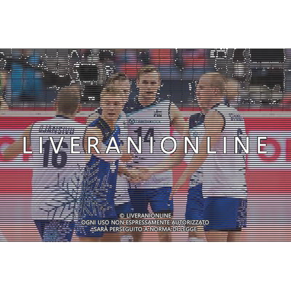 2017.08.30 KRAKOW CEV MISTRZOSTWA EUROPY W PILCE SIATKOWEJ MEZCZYZN LOTTO EUROVOLLEY POLAND 2017 BULGARIA - FINLANDIA NZ LAURI KERMINEN MARKUS KAURTO RADOSC FINLANDIA FOT MICHAL STAWOWIAK / FOKUSMEDIA.COM.PL / NEWSPIX.PL --- Newspix.pl AG ALDO LIVERANI SAS ONLY ITALY *** Local Caption *** www.newspix.pl mail us: info@newspix.pl call us: 0048 022 23 22 222 --- Polish Picture Agency by Ringier Axel Springer Poland