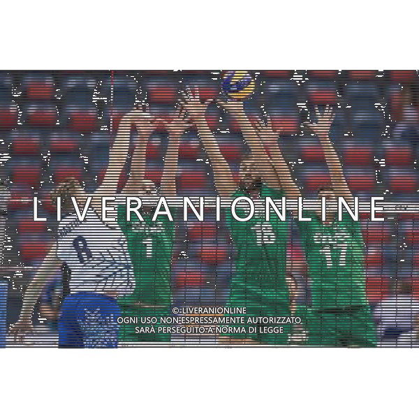 2017.08.30 KRAKOW CEV MISTRZOSTWA EUROPY W PILCE SIATKOWEJ MEZCZYZN LOTTO EUROVOLLEY POLAND 2017 BULGARIA - FINLANDIA NZ GEORGI BRATOEV NIKOLAY PENCHEV NIKOLAY NIKOLOV FOT MICHAL STAWOWIAK / FOKUSMEDIA.COM.PL / NEWSPIX.PL --- Newspix.pl AG ALDO LIVERANI SAS ONLY ITALY *** Local Caption *** www.newspix.pl mail us: info@newspix.pl call us: 0048 022 23 22 222 --- Polish Picture Agency by Ringier Axel Springer Poland
