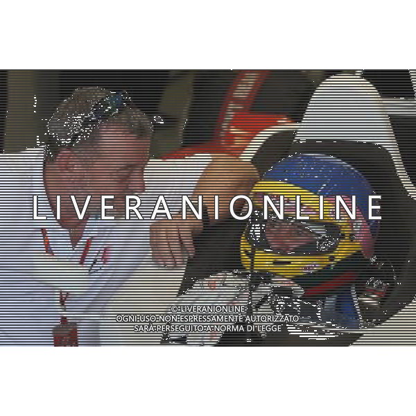 Jacques Villeneuve drives the F1 two seaters 31.08.2017. Formula 1 World Championship, Rd 13, Italian Grand Prix, Monza, Italy, Preparation Day. / AGENZIA ALDO LIVERANI SAS - ITALY ONLY - EDITORIAL USE ONLY