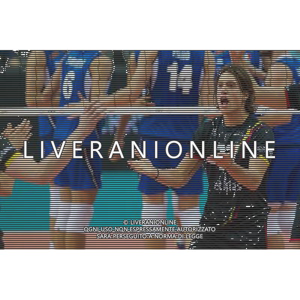 KATOWICE 31.08.2017 SPORT SIATKOWKA CEV MISTRZOSTWA EUROPY W PILCE SIATKOWEJ MEZCZYZN LOTTO EUROVOLLEY POLAND 2017 CEV VOLLEYBALL EUROPEAN CHAMPIONSHIP MEN BELGIUM - ITALY BELGIA - WLOCHY NZ. TOMAS ROUSSEAUX (BEL) FOT. MICHAL CHWIEDUK / FOKUSMEDIA/NEWSPIX.PL --- Newspix.pl AG ALDO LIVERANI SAS ONLY ITALY *** Local Caption *** www.newspix.pl mail us: info@newspix.pl call us: 0048 022 23 22 222 --- Polish Picture Agency by Ringier Axel Springer Poland