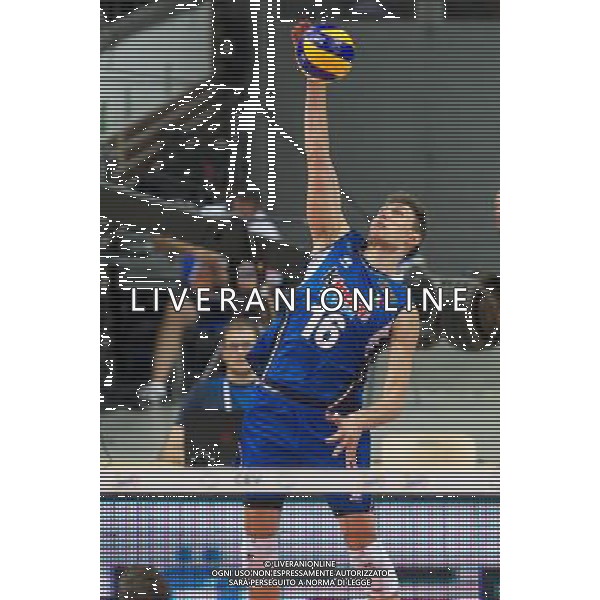 KATOWICE 31.08.2017 SPORT SIATKOWKA CEV MISTRZOSTWA EUROPY W PILCE SIATKOWEJ MEZCZYZN LOTTO EUROVOLLEY POLAND 2017 CEV VOLLEYBALL EUROPEAN CHAMPIONSHIP MEN BELGIUM - ITALY BELGIA - WLOCHY NZ. OLEG ANTONOV (ITA) FOT. MICHAL CHWIEDUK / FOKUSMEDIA/NEWSPIX.PL --- Newspix.pl AG ALDO LIVERANI SAS ONLY ITALY *** Local Caption *** www.newspix.pl mail us: info@newspix.pl call us: 0048 022 23 22 222 --- Polish Picture Agency by Ringier Axel Springer Poland
