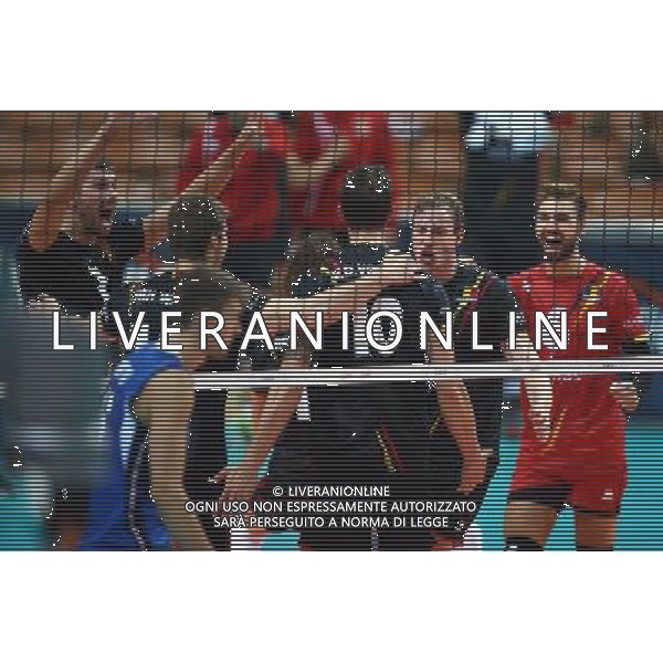 Katowice , Hala Spodek 31.08.2017 sport siatkowka Mistrzostwa Europy CEV 2017 Cwiercfinal 1/4 finalu Belgia - Wlochy NZ radosc Belgia FOT Michal Nowak / Newspix.pl Katowice , Spodek\'s Hall 31.08.2017 sport volleyball 2017 CEV Volleyball European Championship - Men Quarter-final 1/4 Italy - Belgium photo by Michal Nowak / Newspix.pl --- Newspix.pl AG ALDO LIVERANI SAS ONLY ITALY *** Local Caption *** www.newspix.pl mail us: info@newspix.pl call us: 0048 022 23 22 222 --- Polish Picture Agency by Ringier Axel Springer Poland