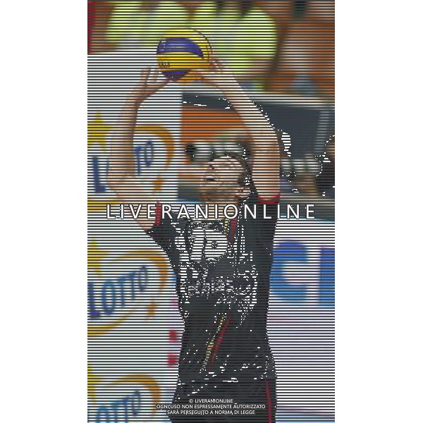 KATOWICE HALA SPODEK 31.08.2017 LOTTO EUROVOLLEY 2017 MECZ MISTRZOSTW EUROPY 2017 SIATKOWKA 1/4 FINALU BELGIA (czarne) - WLOCHY (niebieskie) NZ Matthias Valkiers . FOT TOMASZ WANTULA / NEWSPIX.PL KATOWICE SPODEK 31.08.2017 VOLEYYBALL MEN\'S CHAMPIONSCHIP LOTTO EUROVOLLEY POLAND 2017 QUARTERFINAL BELGIUM - ITALY TOMASZ WANTULA / NEWSPIX.PL --- Newspix.pl AG ALDO LIVERANI SAS ONLY ITALY *** Local Caption *** www.newspix.pl mail us: info@newspix.pl call us: 0048 022 23 22 222 --- Polish Picture Agency by Ringier Axel Springer Poland