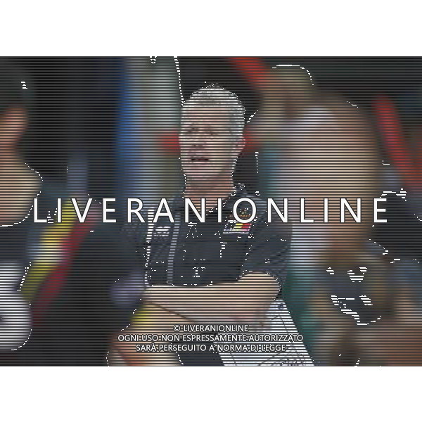 KATOWICE HALA SPODEK 31.08.2017 LOTTO EUROVOLLEY 2017 MECZ MISTRZOSTW EUROPY 2017 SIATKOWKA 1/4 FINALU BELGIA (czarne) - WLOCHY (niebieskie) NZ Vital Heynen trener Belgii Head coach . FOT TOMASZ WANTULA / NEWSPIX.PL KATOWICE SPODEK 31.08.2017 VOLEYYBALL MEN\'S CHAMPIONSCHIP LOTTO EUROVOLLEY POLAND 2017 QUARTERFINAL BELGIUM - ITALY TOMASZ WANTULA / NEWSPIX.PL --- Newspix.pl AG ALDO LIVERANI SAS ONLY ITALY *** Local Caption *** www.newspix.pl mail us: info@newspix.pl call us: 0048 022 23 22 222 --- Polish Picture Agency by Ringier Axel Springer Poland