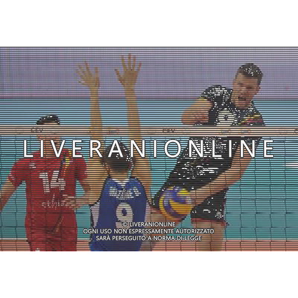 2017.08.31 Katowice Siatkowka mezczyzn Lotto Mistrzostwa Europy 2017 Lotto Eurovolley 2017 Belgia - Wlochy N/z Verhees Pieter of Belgium Foto Rafal Rusek / PressFocus/NEWSPIX.PL 2017.08.31 Katowice European Men\'s Volleyball Championships 2017 Belgium - Italy Verhees Pieter of Belgium Credit: Rafal Rusek / PressFocus --- Newspix.pl AG ALDO LIVERANI SAS ONLY ITALY *** Local Caption *** www.newspix.pl mail us: info@newspix.pl call us: 0048 022 23 22 222 --- Polish Picture Agency by Ringier Axel Springer Poland