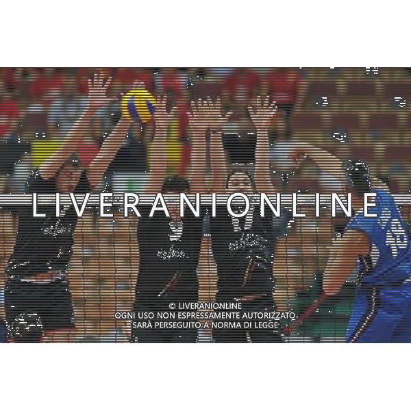 2017.08.31 Katowice Siatkowka mezczyzn Lotto Mistrzostwa Europy 2017 Lotto Eurovolley 2017 Belgia - Wlochy N/z Van Den Dries Bram, Verhees Pieter, Rousseaux Tomas of Belgium Foto Rafal Rusek / PressFocus/NEWSPIX.PL 2017.08.31 Katowice European Men\'s Volleyball Championships 2017 Belgium - Italy Van Den Dries Bram, Verhees Pieter, Rousseaux Tomas of Belgium Credit: Rafal Rusek / PressFocus --- Newspix.pl AG ALDO LIVERANI SAS ONLY ITALY *** Local Caption *** www.newspix.pl mail us: info@newspix.pl call us: 0048 022 23 22 222 --- Polish Picture Agency by Ringier Axel Springer Poland