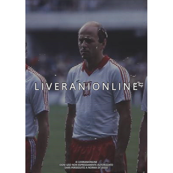 RETROSPETTIVA LATO GREGORZ CALCIATORE NELLA FOTO GREGORZ LATO CON LA MAGLIA DELLA NAZIONALE DELLA POLONIA AG ALDO LIVERANI SAS