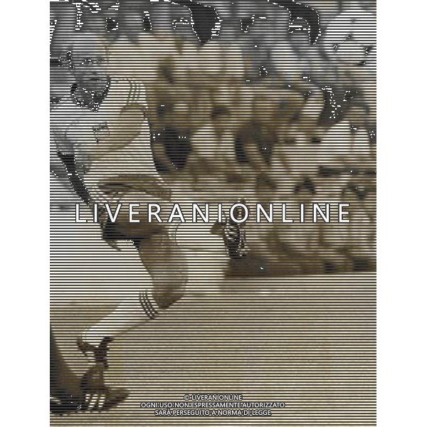 RETROSPETTIVA LATO GREGORZ CALCIATORE NELLA FOTO GREGORZ LATO CON LA MAGLIA DELLA NAZIONALE DELLA POLONIA AG ALDO LIVERANI SAS