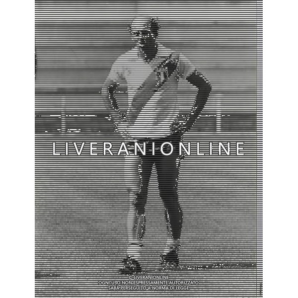 RETROSPETTIVA LATO GREGORZ CALCIATORE NELLA FOTO GREGORZ LATO CON LA MAGLIA DELLA NAZIONALE DELLA POLONIA AG ALDO LIVERANI SAS