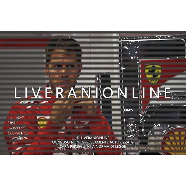 Sebastian Vettel (GER) Ferrari. 01.09.2017. Formula 1 World Championship, Rd 13, Italian Grand Prix, Monza, Italy, Practice Day. AG ALDO LIVERANI SAS ONLY ITALY