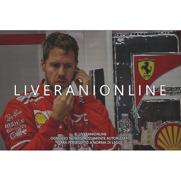 Sebastian Vettel (GER) Ferrari. 01.09.2017. Formula 1 World Championship, Rd 13, Italian Grand Prix, Monza, Italy, Practice Day. AG ALDO LIVERANI SAS ONLY ITALY