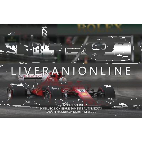 Sebastian Vettel (GER) Ferrari SF70H. 01.09.2017. Formula 1 World Championship, Rd 13, Italian Grand Prix, Monza, Italy, Practice Day. AG ALDO LIVERANI SAS ONLY ITALY
