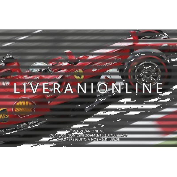 Sebastian Vettel (GER) Ferrari SF70H. 01.09.2017. Formula 1 World Championship, Rd 13, Italian Grand Prix, Monza, Italy, Practice Day. AG ALDO LIVERANI SAS ONLY ITALY