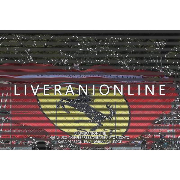 Ferrari fan club banner in the granstand. 01.09.2017. Formula 1 World Championship, Rd 13, Italian Grand Prix, Monza, Italy, Practice Day. AG ALDO LIVERANI SAS ONLY ITALY