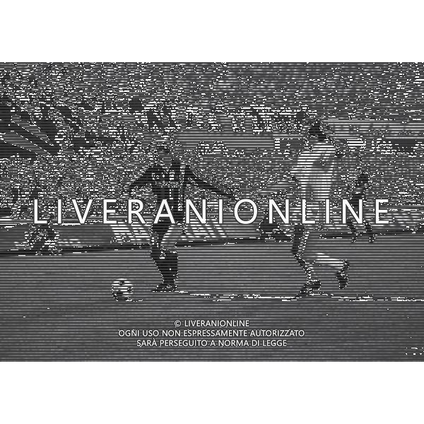 12-12-1984 MILANO- OTTAVI DI COPPA UEFA INTER AMBURGO 1-0 NELLA FOTO KARL HEINZ RUMMENIGGE AG ALDO LIVERANI SAS