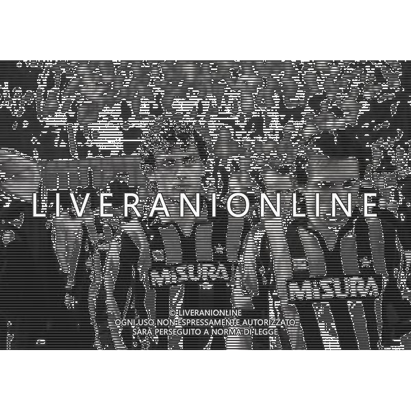 12-12-1984 MILANO- OTTAVI DI COPPA UEFA INTER AMBURGO 1-0 NELLA FOTO ANDREA MANDORLINI E GIAMPIERO MARINI AG ALDO LIVERANI SAS