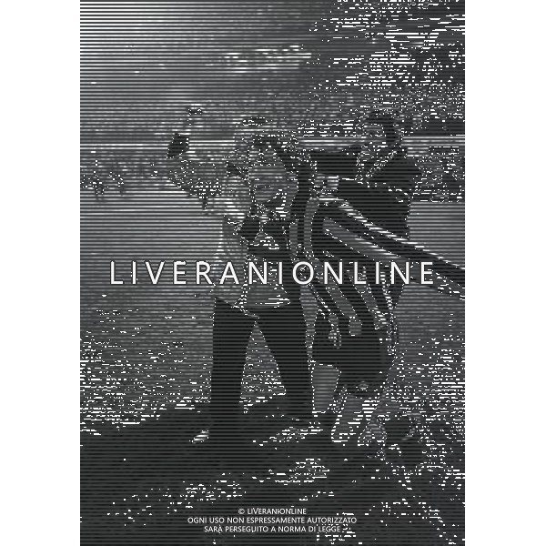 12-12-1984 MILANO- OTTAVI DI COPPA UEFA INTER AMBURGO 1-0 NELLA FOTO FULVIO COLLOVATI E ILARIO CASTAGNER AG ALDO LIVERANI SAS