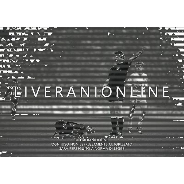 12-12-1984 MILANO- OTTAVI DI COPPA UEFA INTER AMBURGO 1-0 NELLA FOTO ARBITRO Keith Hackett (Inghilterra) AG ALDO LIVERANI SAS