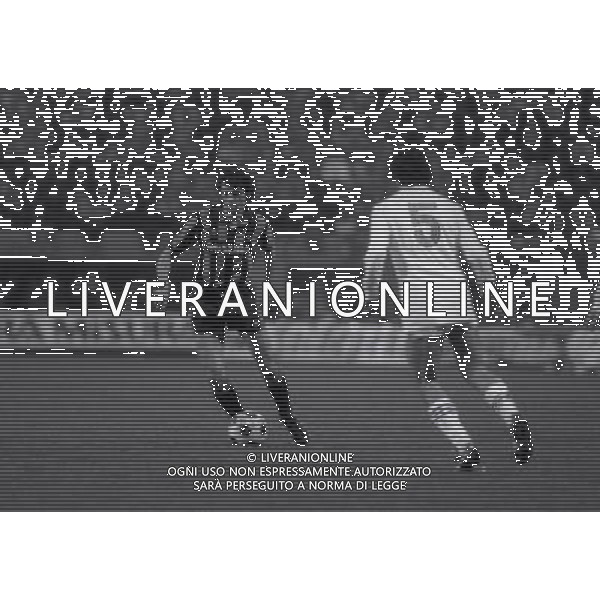 10-04 -1985 MILANO SEMIFINALI DI COPPA UEFA INTER REAL MADRID 2-0 NELLA FOTO ALESSANDRO ALTOBELLI AG ALDO LIVERANI SAS