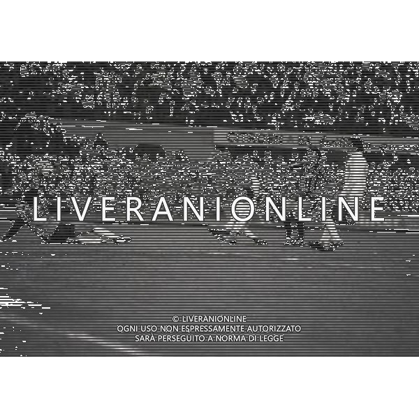 10-04 -1985 MILANO SEMIFINALI DI COPPA UEFA INTER REAL MADRID 2-0 NELLA FOTO GOAL ALESSANDRO ALTOBELLI AG ALDO LIVERANI SAS
