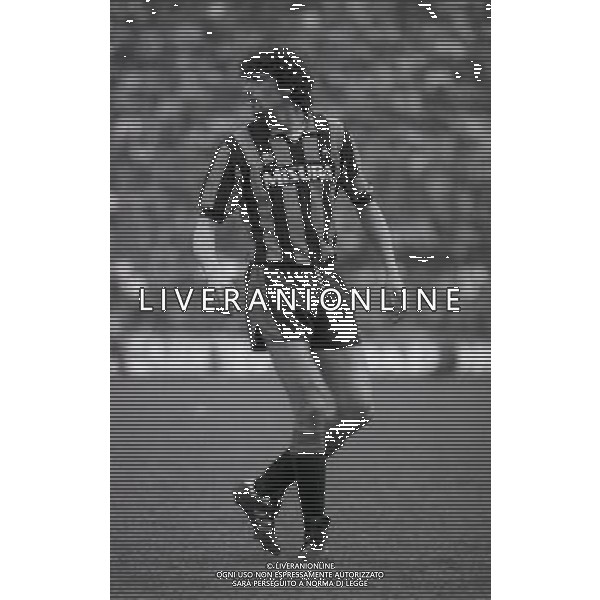 10-04 -1985 MILANO SEMIFINALI DI COPPA UEFA INTER REAL MADRID 2-0 NELLA FOTO ALESSANDRO ALTOBELLI AG ALDO LIVERANI SAS