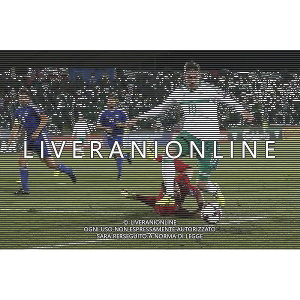 San Marino - Irlanda del Nord Qualificazioni Europee FIFA 2108 gruppo C 01/09/2017 nella foto: Claudio Zamagni/Agenzia Aldo Liverani Lafferty Kyle Simoncini Aldo during European Qualifiers FIFA World Cup 2018 international soccer match group C between San Marino and Northern Ireland at San Marino Olympic Stadium on September 1 2017 photo credit by Claudio Zamagni/Aldo Liverani Photo Agency