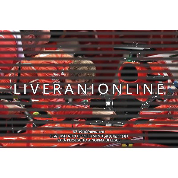 Sebastian Vettel (GER) Ferrari SF70H. 02.09.2017. Formula 1 World Championship, Rd 13, Italian Grand Prix, Monza, Italy, Qualifying Day. AG ALDO LIVERANI SAS ONLY ITALY