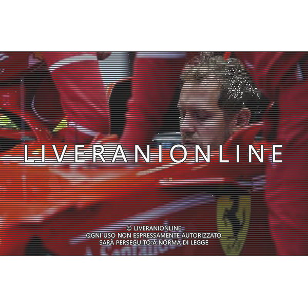 Sebastian Vettel (GER) Ferrari SF70H. 02.09.2017. Formula 1 World Championship, Rd 13, Italian Grand Prix, Monza, Italy, Qualifying Day. AG ALDO LIVERANI SAS ONLY ITALY