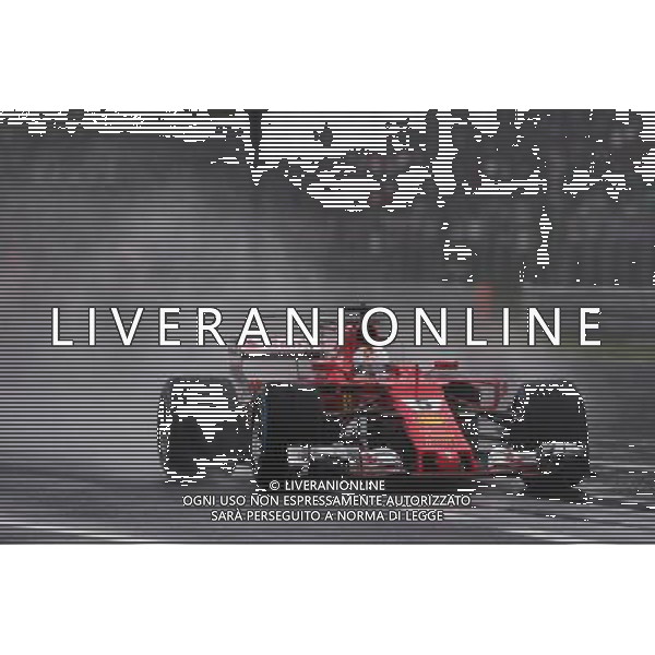 Sebastian Vettel (GER) Ferrari SF70H. 02.09.2017. Formula 1 World Championship, Rd 13, Italian Grand Prix, Monza, Italy, Qualifying Day. AG ALDO LIVERANI SAS ONLY ITALY