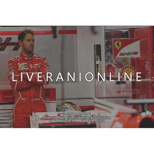 Sebastian Vettel (GER) Ferrari. 02.09.2017. Formula 1 World Championship, Rd 13, Italian Grand Prix, Monza, Italy, Qualifying Day. AG ALDO LIVERANI SAS ONLY ITALY
