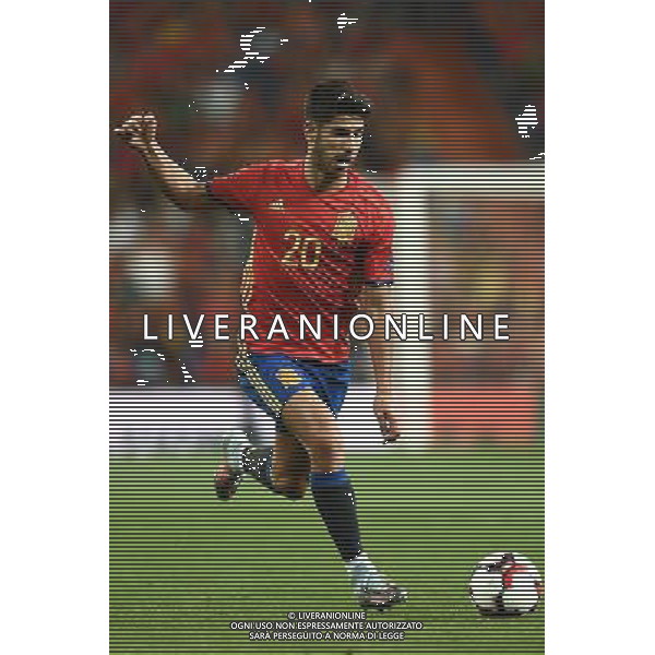 Qualificazioni al Campionato Mondiale FIFA Russia 2018 Gruppo G Madrid (Spagna) - 02.09.2017 Spagna-Italia Nella Foto:Marco Asensio /Ag. Aldo Liverani