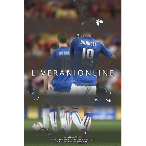Qualificazioni al Campionato Mondiale FIFA Russia 2018 Gruppo G Madrid (Spagna) - 02.09.2017 Spagna-Italia Nella Foto:Delusione Italia Leonardo Bonucci /Ag. Aldo Liverani