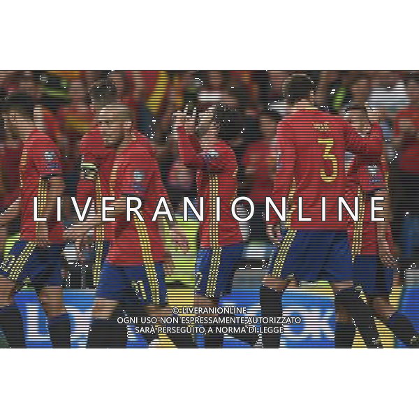 Qualificazioni al Campionato Mondiale FIFA Russia 2018 Gruppo G Madrid (Spagna) - 02.09.2017 Spagna-Italia Nella Foto:Isco Esulta Secondo Gol /Ag. Aldo Liverani