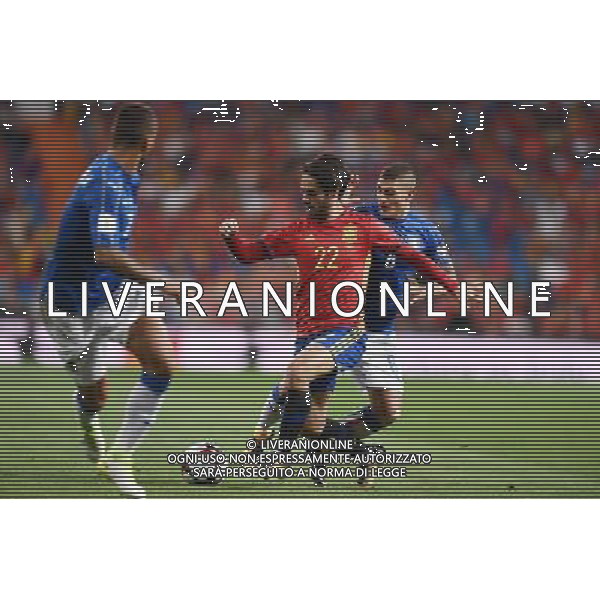 Qualificazioni al Campionato Mondiale FIFA Russia 2018 Gruppo G Madrid (Spagna) - 02.09.2017 Spagna-Italia Nella Foto:Isco - Marco Verratti /Ag. Aldo Liverani