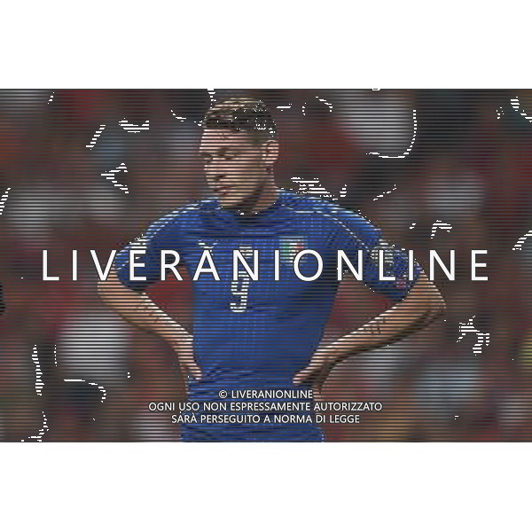 Qualificazioni al Campionato Mondiale FIFA Russia 2018 Gruppo G Madrid (Spagna) - 02.09.2017 Spagna-Italia Nella Foto:Andrea Belotti /Ag. Aldo Liverani