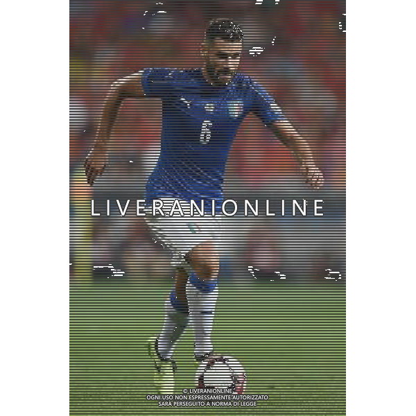 Qualificazioni al Campionato Mondiale FIFA Russia 2018 Gruppo G Madrid (Spagna) - 02.09.2017 Spagna-Italia Nella Foto:Antonio Candreva /Ag. Aldo Liverani