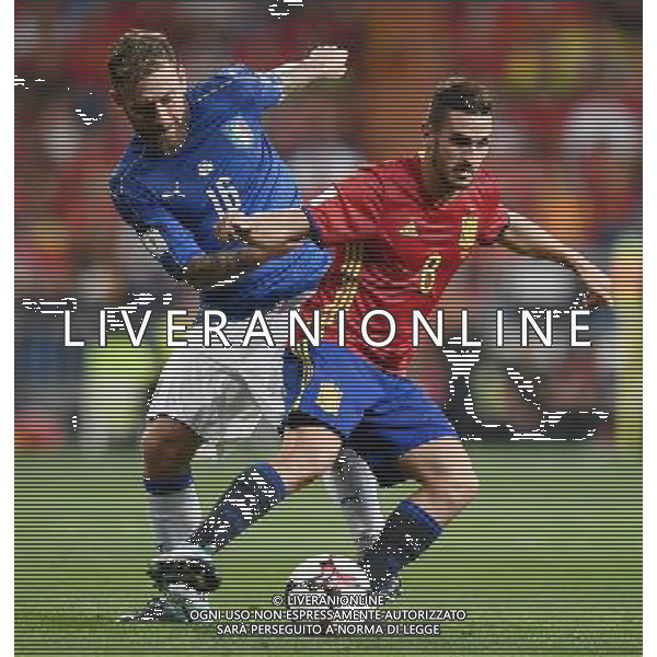 Qualificazioni al Campionato Mondiale FIFA Russia 2018 Gruppo G Madrid (Spagna) - 02.09.2017 Spagna-Italia Nella Foto:Koke - Daniele De Rossi /Ag. Aldo Liverani