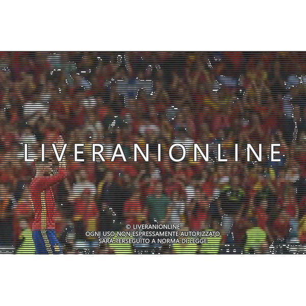 Qualificazioni al Campionato Mondiale FIFA Russia 2018 Gruppo G Madrid (Spagna) - 02.09.2017 Spagna-Italia Nella Foto:Sergio Ramos /Ag. Aldo Liverani