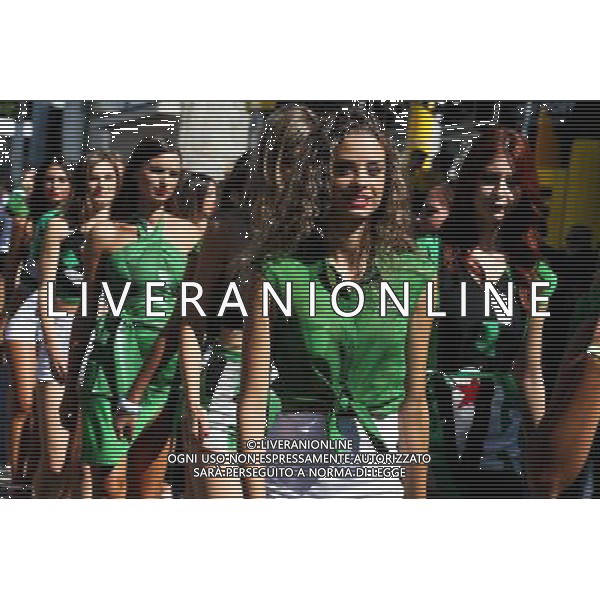 Grid girls. 03.09.2017. Formula 1 World Championship, Rd 13, Italian Grand Prix, Monza, Italy, Race Day. AG ALDO LIVERANI SAS ONLY ITALY