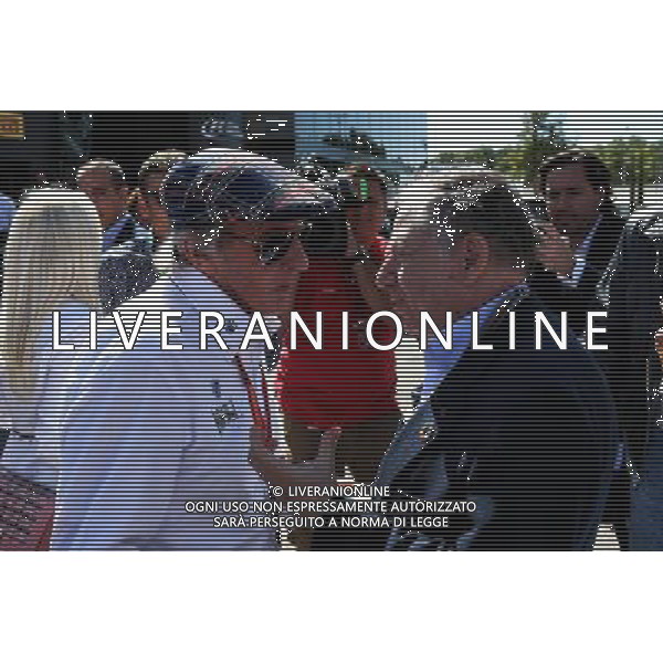 (L to R): Jackie Stewart (GBR) with Jean Todt (FRA) FIA President. 03.09.2017. Formula 1 World Championship, Rd 13, Italian Grand Prix, Monza, Italy, Race Day. AG ALDO LIVERANI SAS ONLY ITALY