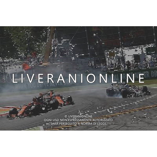 Romain Grosjean (FRA) Haas F1 Team VF-17 runs wide. 03.09.2017. Formula 1 World Championship, Rd 13, Italian Grand Prix, Monza, Italy, Race Day. AG ALDO LIVERANI SAS ONLY ITALY
