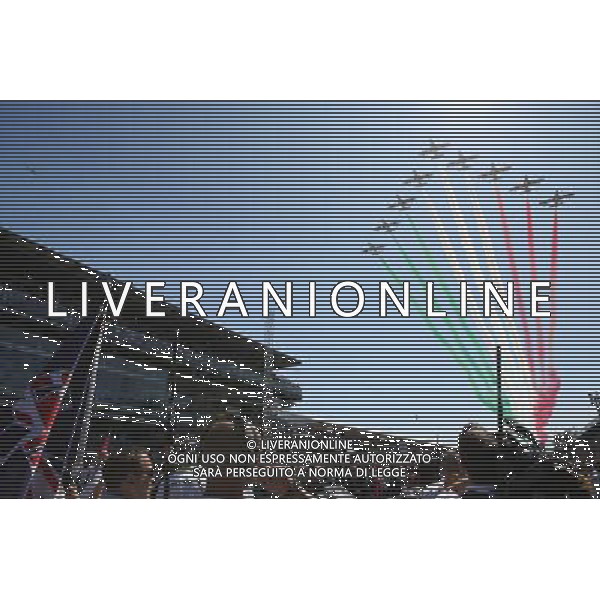 Airplane display. 03.09.2017. Formula 1 World Championship, Rd 13, Italian Grand Prix, Monza, Italy, Race Day. AG ALDO LIVERANI SAS ONLY ITALY
