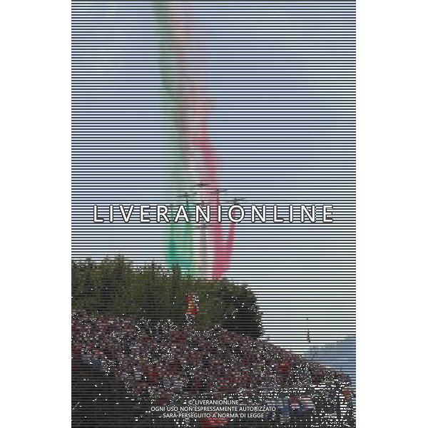 Monza ( MB ) 03/09/2017 Autodromo Nazionale di Monza. Formula 1 Gran Premio Heineken díItalia 2017 Nella foto: Pubblico e Freccie Tricolore PH Lauro Montagnini *** Local Caption *** AG ALDO LIVERANI SAS *** Local Caption *** AG ALDO LIVERANI SAS