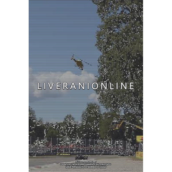 Monza ( MB ) 03/09/2017 Autodromo Nazionale di Monza. Formula 1 Gran Premio Heineken díItalia 2017 Nella foto: Elicottero durante le riprese della gara PH Lauro Montagnini *** Local Caption *** AG ALDO LIVERANI SAS *** Local Caption *** AG ALDO LIVERANI SAS