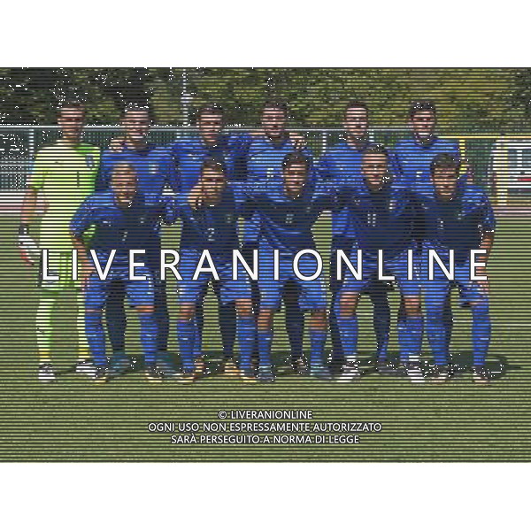 Under 20 Elite League 2017/2018 Imola (BO) - 05.09.2017 Italia-Polonia Nella Foto:Italia Squadra Formazione Zaccagno,Scalera,Beruatto,Vogliacco,Pessina,Marchizza,Panico,Cassata,Bonazzoli,Castrovilli,Edera /Ph.Vitez-Ag. Aldo Liverani