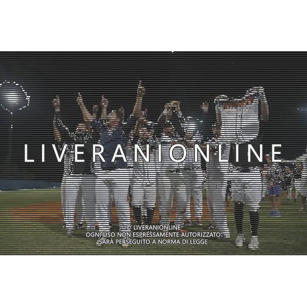 Baseball Italian League gara 3 Pirati Rimini vs T\'A San Marino 05/09/2017 nella foto: sultanza finale del Rimini per la vittoria dello scudetto Â©Claudio Zamagni/Agenzia Aldo Liverani / AGENZIA ALDO LIVERANI SAS