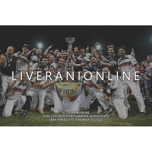 Baseball Italian League gara 3 Pirati Rimini vs T\'A San Marino 05/09/2017 nella foto: esultanza finale del Rimini per la vittoria dello scudetto Â©Claudio Zamagni/Agenzia Aldo Liverani / AGENZIA ALDO LIVERANI SAS