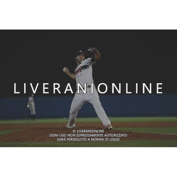 Baseball Italian League gara 3 Pirati Rimini vs T\'A San Marino 05/09/2017 nella foto: Hose\' Rosario ©Claudio Zamagni/Agenzia Aldo Liverani 