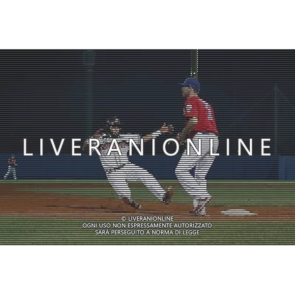 Baseball Italian League gara 3 Pirati Rimini vs T\'A San Marino 05/09/2017 nella foto: Vasquez Williams ©Claudio Zamagni/Agenzia Aldo Liverani 